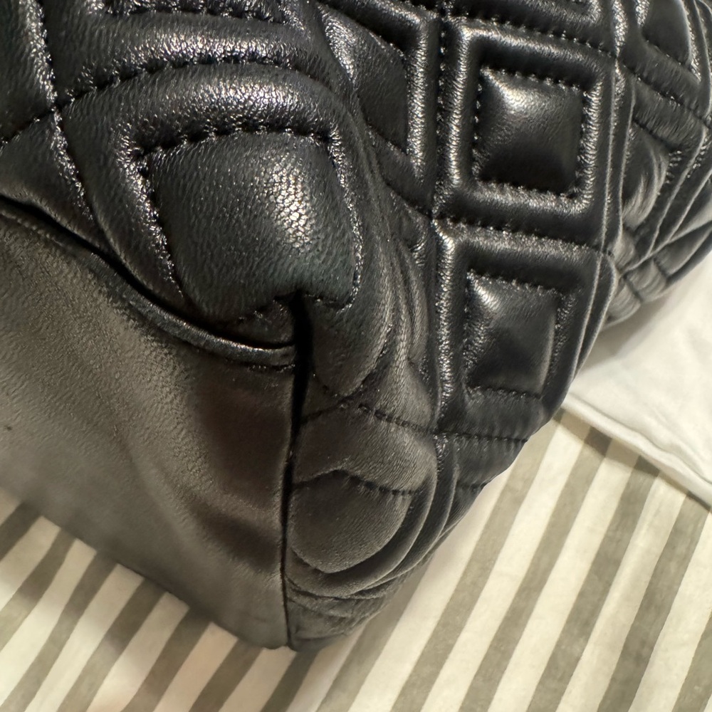 Tory Burch Black Tote(Marion tote) - Picture 10 of 14